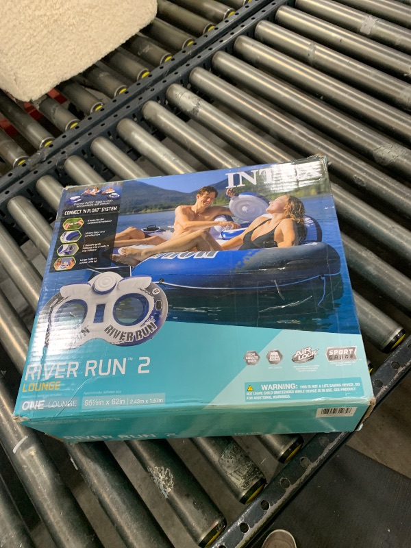 Photo 1 of Intex Recreation 58837EP River Run II Inflatable Lounge, 95.5 x 62-in. - Quantity 3