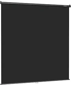 Photo 1 of RAUBAY Retractable BLACK Screen 60 x 87 Inches Foldable Wall Backdrop for Professional Video Production Chroma Key Backdrop for YouTube TikTok Streaming Video Conference
