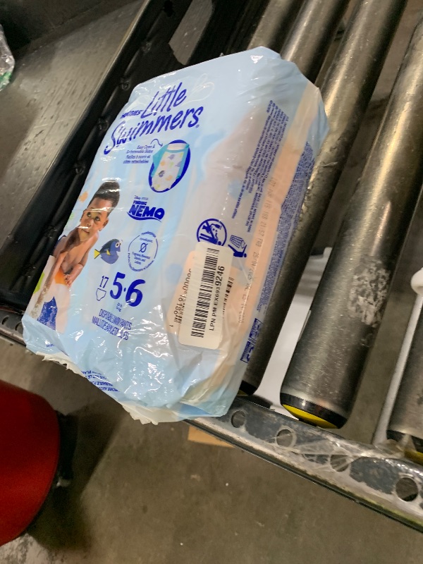 Photo 1 of Huggies Little Swimmers Disposable Swim Diapers, Size 5-6 (32+ lbs), 17 Ct