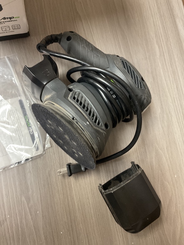 Photo 1 of GALAX PRO 2.5A Rotary Orbital Sander, 300W Electric Orbital Sander with 6 Various Speeds 6000-13000RPM,4.9-Inch with 20PCS Sandpapers,1 dust canister,Fit for Woodworking, Sanding, Polishing