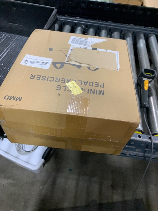 Photo 1 of Pedal Exerciser Leg and Arm Exercise Bike with LCD Monitor Foldable (black/blue)