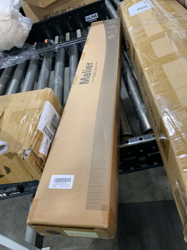 Photo 1 of Malier Retractable Baby Gate Banister Adapter for Indoor, 36-60" Wide No Drilling Pressure Mounted Mesh Baby Gate or Mesh Dog Gate Mounting Kit for Stairs, Doorways, Hallways (Mesh Gate Not Included)