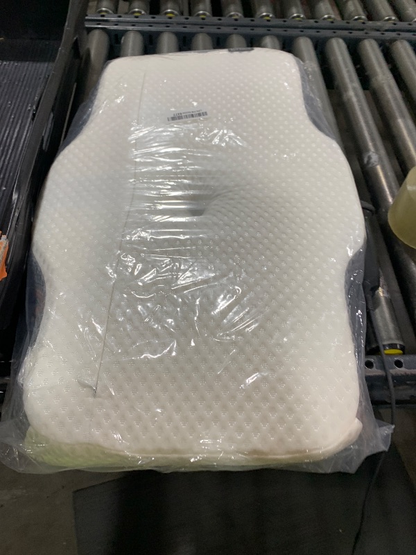 Photo 1 of Osteo Cervical Pillow for Neck Pain Relief, Hollow Design Odorless Memory Foam Pillows with Cooling Case, Adjustable Orthopedic Bed Pillow for Sleeping, Support for Side Back Sleepers