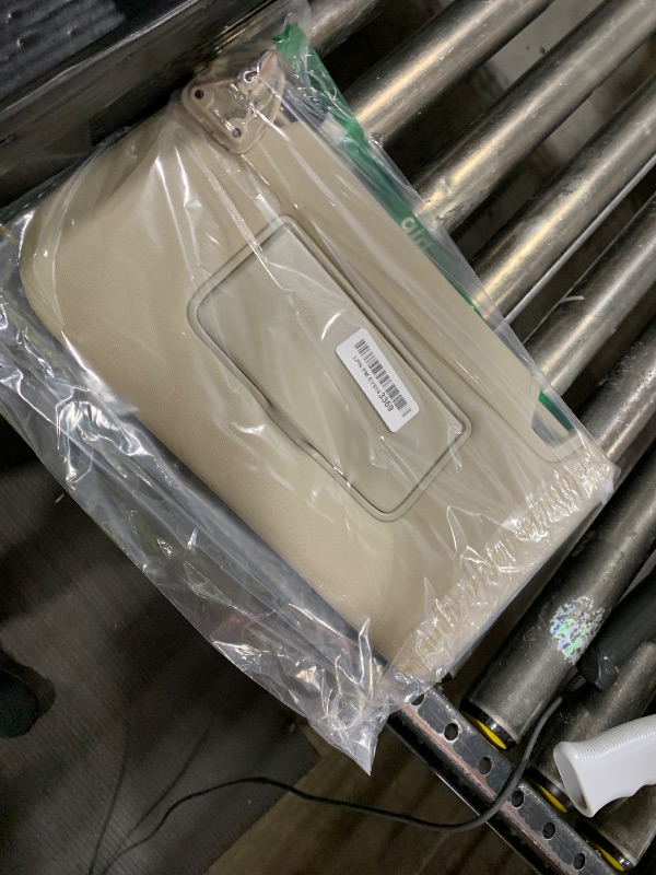 Photo 1 of CRAZYPARTS Driver Side Sun Visor Compatible with Nissan Rogue X-Trail 2014-2020 Sun Shade with Light Replacement 96401-4BA1D Color: Beige