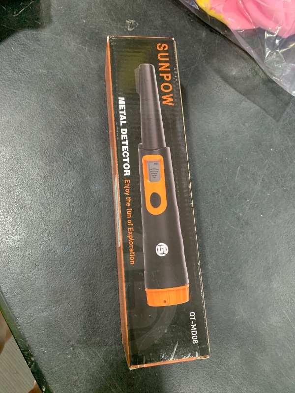 Photo 1 of SUNPOW Metal Detector Pinpointer for Adults & Kids, Fully Waterproof, 360°Detection Handheld Pin Pointer Wand with LCD Screen, 3 Modes (Buzzer, Vibration,Sound) for Treasure Hunting- OTMD08