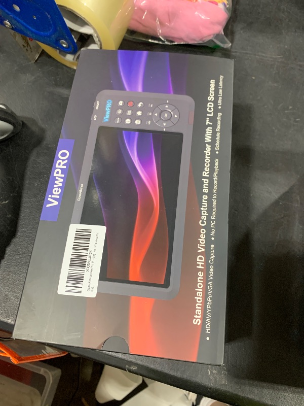 Photo 1 of ClonerAlliance ViewPro, Portable 1080p@60fps HDMI Video Recorder and Playback with 7" LCD, AV/VGA/YPbPr Inputs. Schedule Recording. No TV is Required.