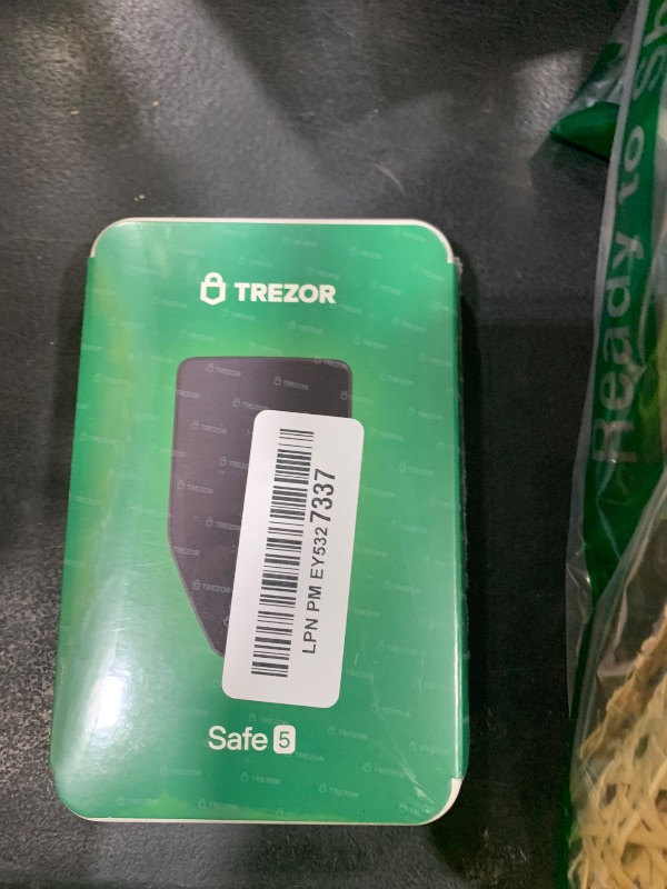 Photo 1 of Trezor Safe 5 - Crypto Hardware Wallet with Secure Element & Passphrase, Color Touchscreen and Haptic Feedback, Protect your Bitcoin and Digital Assets (Green Beryl)
