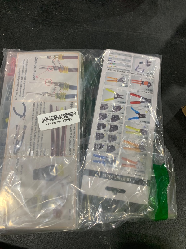 Photo 1 of Twippo 20 Kits 2 Pin Automotive Electrical Connectors Quick Disconnect Waterproof 2 Way Wire Connector with Ratchet Crimping Tool