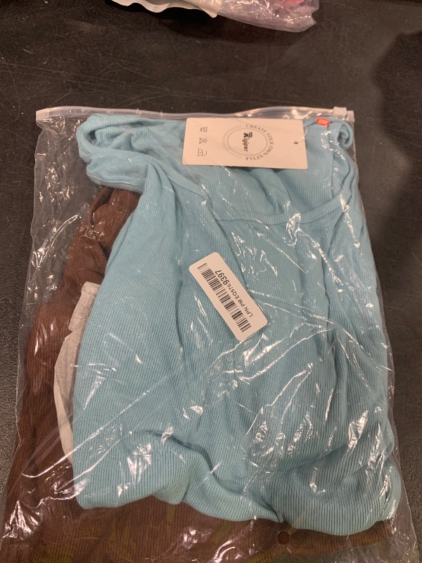 Photo 1 of Riyiper 3 Pack Women's Maternity Tank Tops, Sleeveless Cotton Pregnancy Shirts Ribbed Knit Sides Ruched Basic Mama Clothes(Coffee, Light Purple, Light Gray Blue,Medium)