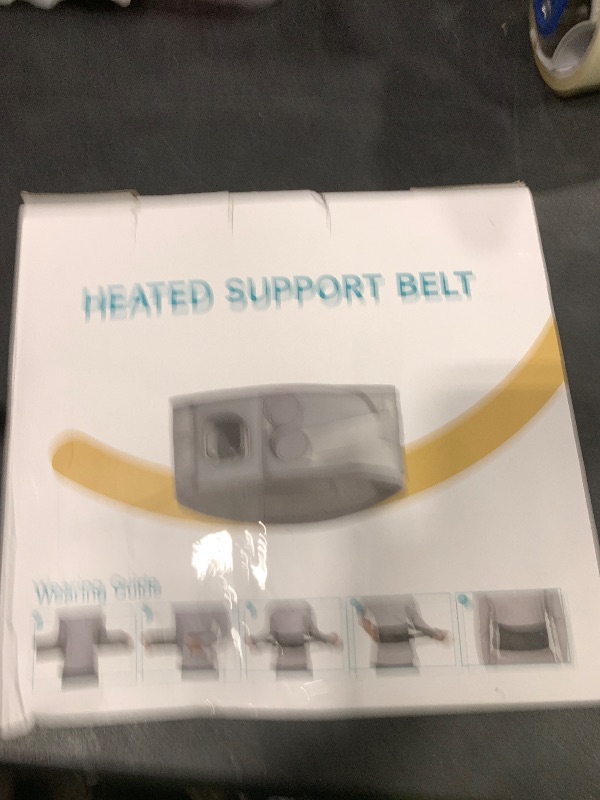 Photo 1 of ALLJOY 67" Cordless Heating Pad for Back Pain Relief FSA Eligible, Birthday Gifts for Women Men Mom Dad, Portable Lower Back Massager with 3 Heat 5 Vibration, Wireless Heating Pad for Cramps