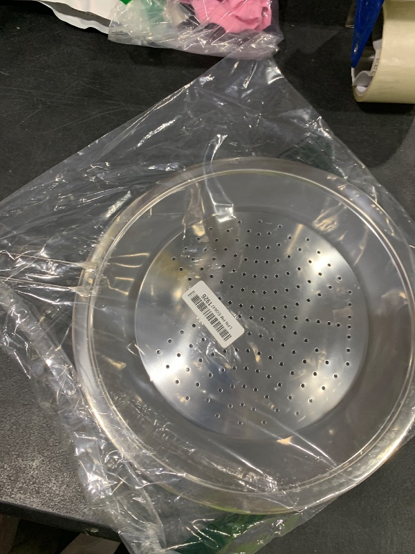 Photo 1 of LUCETE Stainless Steel Splatter Screen 12.6" – Hot Grease Splatter Screen for Frying Pan - Oil Splash Guard - Protect your Skin from Burn & Keep Your Kitchen Cleaner (12.6 inch)