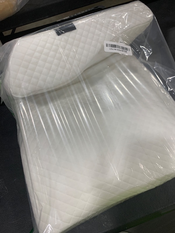 Photo 1 of EPABO Contour Memory Foam Pillow Orthopedic Sleeping Pillows, Ergonomic Cervical Pillow for Neck Pain - for Side Sleepers, Back and Stomach Sleepers, Free Pillowcase Included (Firm & Queen)