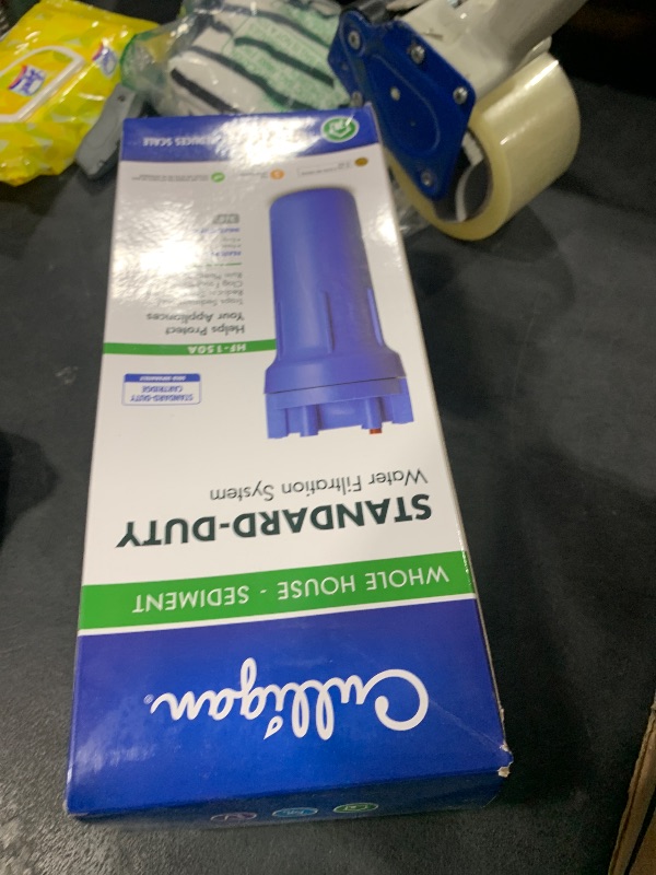 Photo 1 of Culligan HF-150A Whole Standard Duty 3/4 Inlet/Outlet Water Filter Housing, Blue