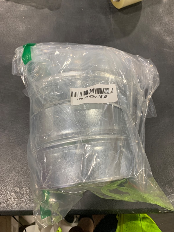 Photo 1 of Vent Systems 6'' Inch Pack of 2 - Galvanized Steel Duct Connector - Round Ventilation Duct Extension - Metal Vent Coupler - Metal Hose Coupling - Galvanized Pipe Connector