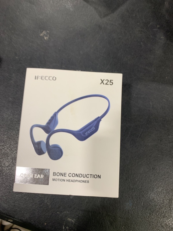 Photo 1 of IFECCO Bone Conduction Headphones Bluetooth 5.4 - Wireless Open Ear Headphones with Mic,IPX5 Waterproof Bone Conduction Earbuds 10H Playtime for Cycling Running Hiking Bicycle