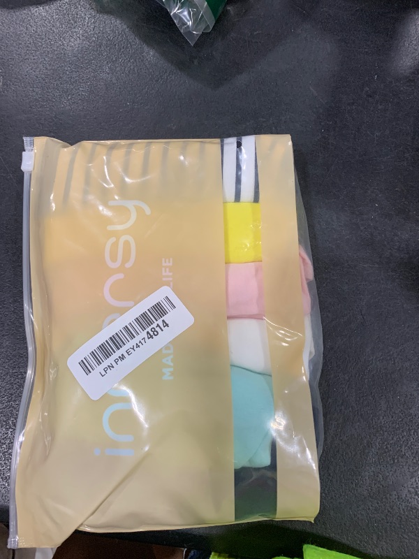 Photo 1 of INNERSY Girls Cotton Underwear Teen Comfortable Panties Size 8-16 Briefs 6 Pack(12-14 Years, 1 Stripe&5 Colors)
