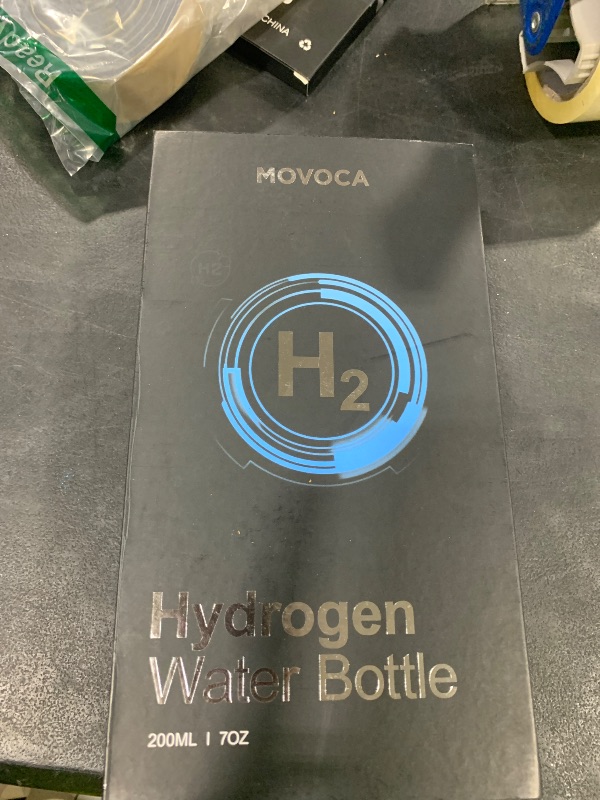 Photo 1 of MOVOCA Upgrade Hydrogen Water Bottle, Up to 6400PPB Hydrogen Water Generator -SPE PEM Tech, 7 OZ Food-Grade PC Hydro Water Machine, Health Care Gifts for Husband, Wife, Family, Friends, Travel