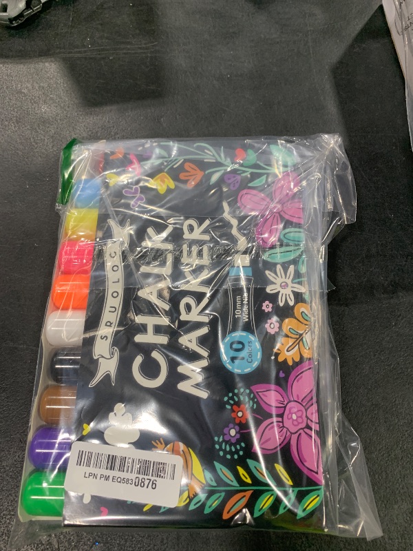 Photo 1 of Window Chalk Markers for Glass Washable, 10 Colors Jumbo Liquid Chalk Marker with 10mm 3 in 1 Nib Thick Wide Tips, Big Chalkboard Markers, Car Paint Pen for Auto, Bistro, Mirror, Poster, Blackboards