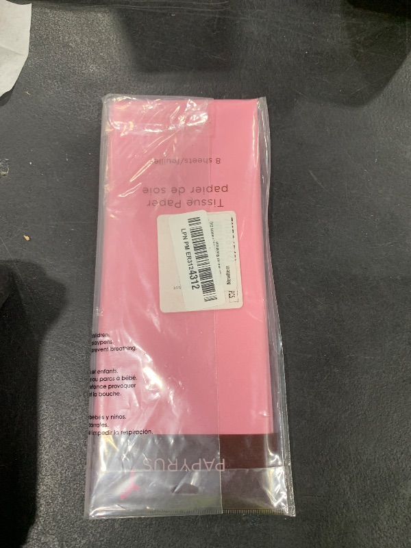 Photo 1 of Papyrus 8 Sheet Sparkle Pink Tissue Paper for Gifts, Decorations, Crafts, DIY and More