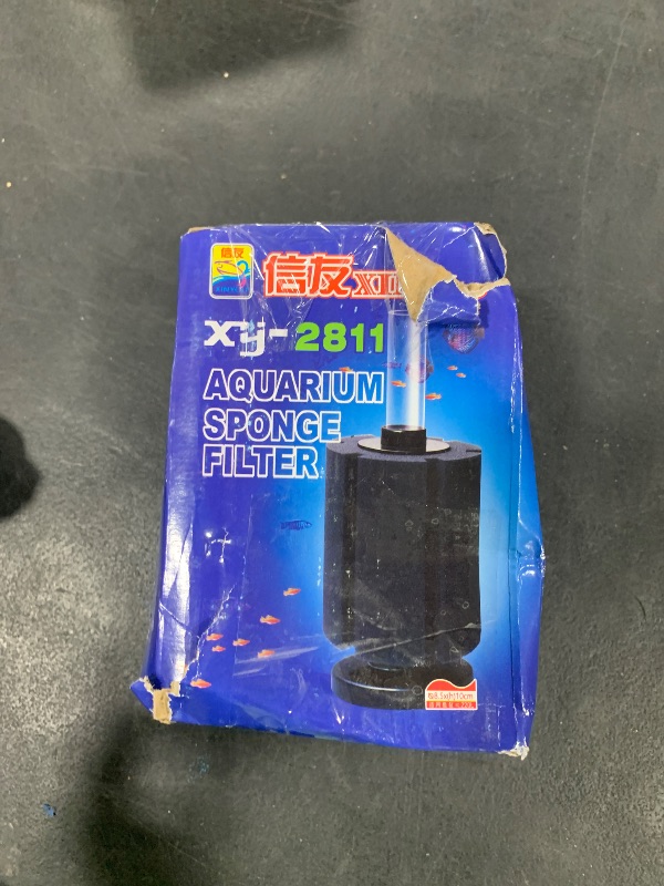 Photo 1 of ALEGI Aquarium Bio Sponge Filter Kit with Air Tubing, Suction Cups, Check Valves for 55 Gallon Breeding Fry Betta Shrimp Fish Tank
