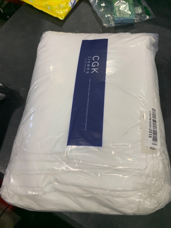 Photo 1 of Extra Deep King Sheet Set - 6 Piece Breathable & Cooling Sheets - Hotel Luxury Bedding Set w/18-24 Inch Extra Deep Pockets - Easy Fit - Super Soft, Wrinkle Free and Comfy - Antique White, King Size