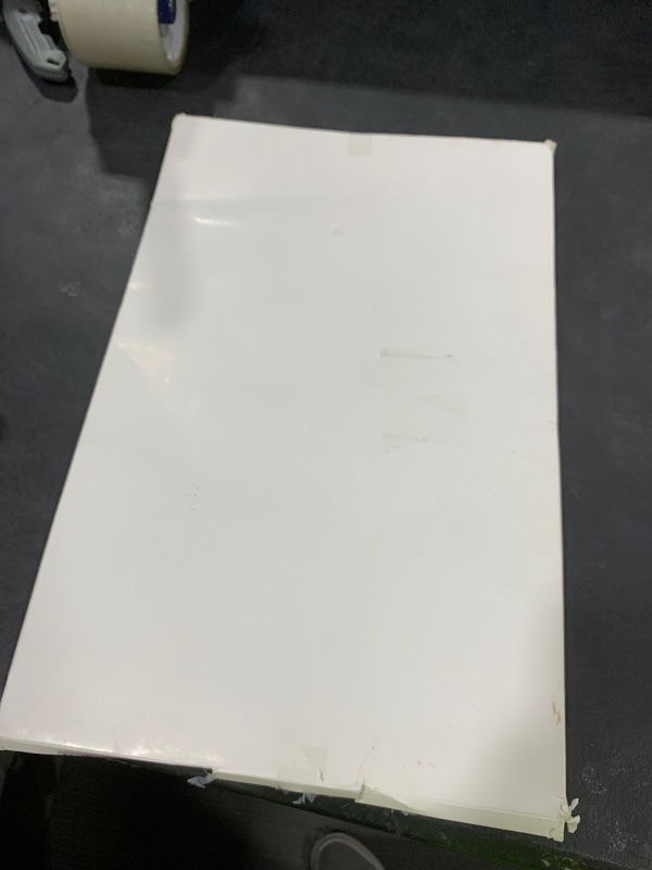 Photo 1 of 11x17 Printable Vinyl Sticker Paper Waterproof, Removable Self Adhesive Vinyl Sticker Sheets for Inkjet and Laser printer, 30 Pack, Tabloid Size, Glossy White