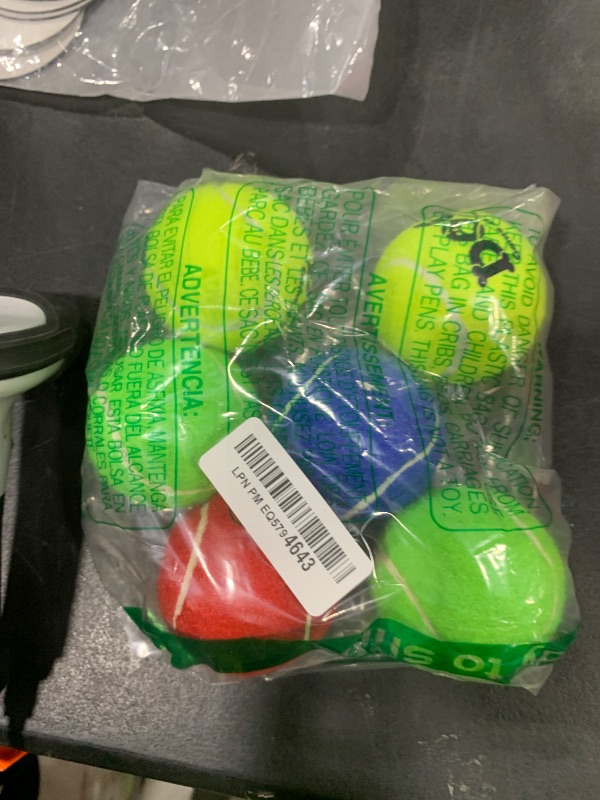 Photo 1 of AMA SPORT Tennis Balls for Dogs 12 Pack 2.5" Multi Colors Dog Tennis Balls for Puppy Small Medium Dog Toys, Designed for Dogs Floating Water-Hunting Fetch Fun Playing Daily Exercise Mid-air Catching