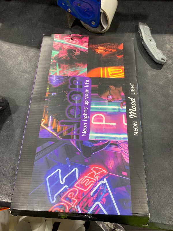 Photo 1 of RGB Dynamic Music Neon Sign Dimmable for Wall Decor Bedroom Man Cave Game Room Home Bar Decor Music Studio Nightclubs Parties Gift