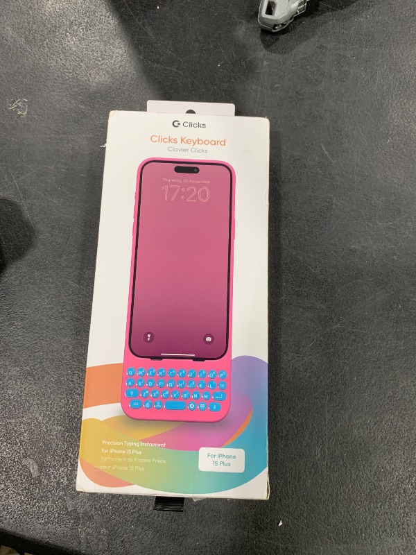 Photo 1 of Clicks Keyboard for iPhone 15 – Keyboard Case for Premium Typing Experience – Faster, Accurate Typing, Charge as Normal – Miami Beach