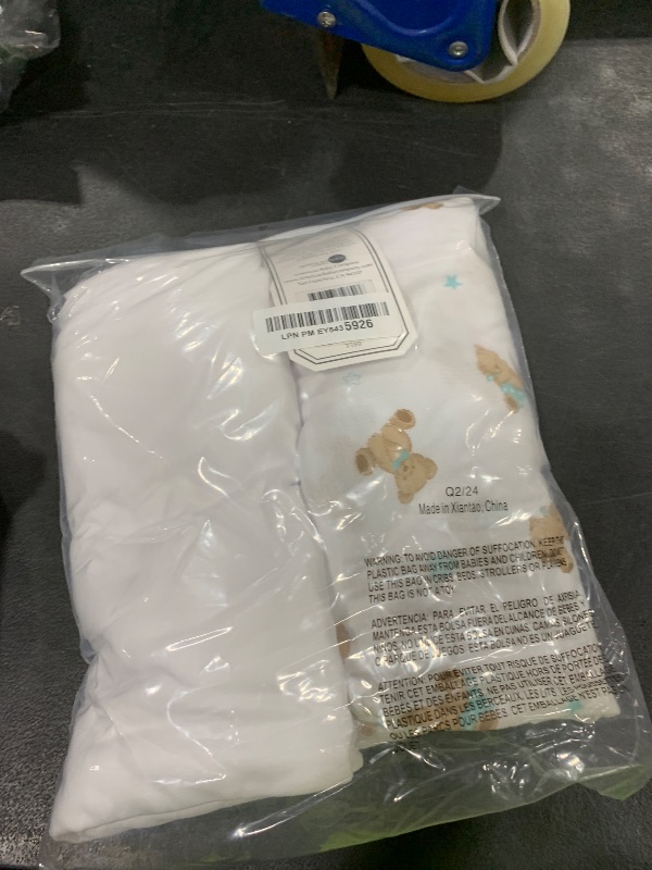 Photo 1 of American Baby Company Fitted Crib Sheet 28" x 52", Soft Breathable Neutral 100% Cotton Jersey Sheet, Bear, for Boys and Girls, Fits Crib and Toddler Bed mattresses