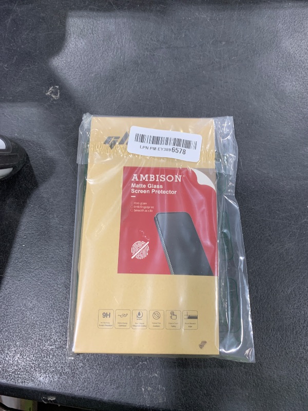 Photo 1 of Ambison [2 Pack Matte Glass Screen Protector Compatible for iPhone 16 Pro Max 6.9inch 2024, Anti-Glare & Fingerprint Anti-Reflective No Bubbles Install Frame Smooth as Silk Tempered Glass