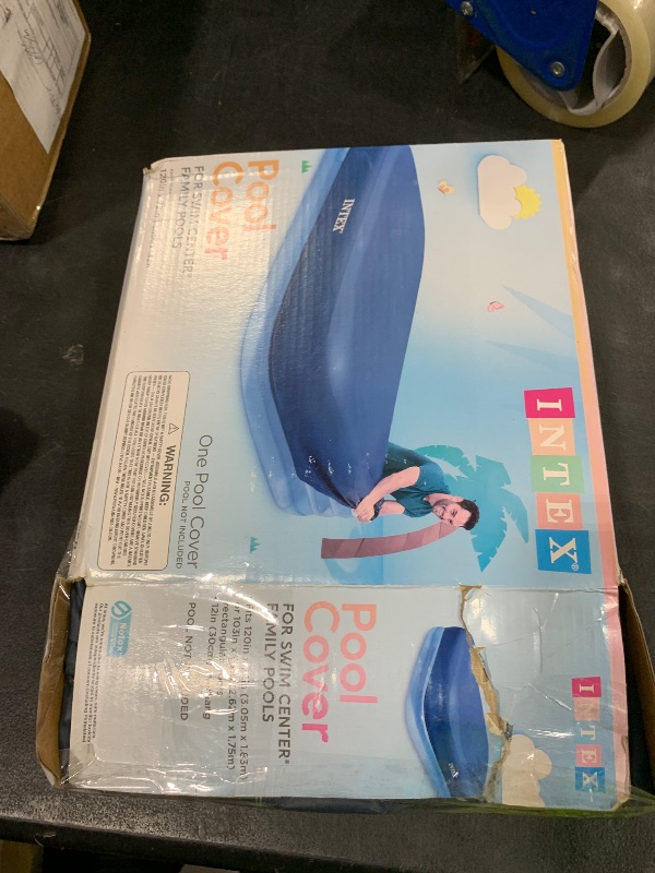 Photo 1 of The Wet Set; Rectangular Pool Cover Fits 103 in x 69 in (262 cm x 175 cm) or 120 in x 72 in (305 cm x183 cm) 20 in (51 cm) overhang with rope ties