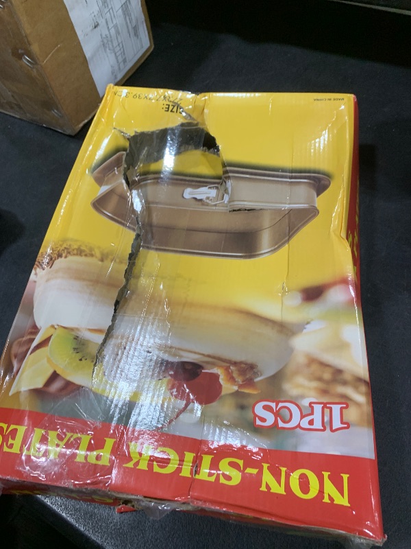 Photo 1 of Kenond Large Springform Cake Pan, 14 x 11-Inch Rectangle Cheesecake Pan, Tiramisu Bakeware with 50Pcs Wax Paper, 5Pcs Spatula Set, Non-Stick Baking Pan Mold Leakproof…