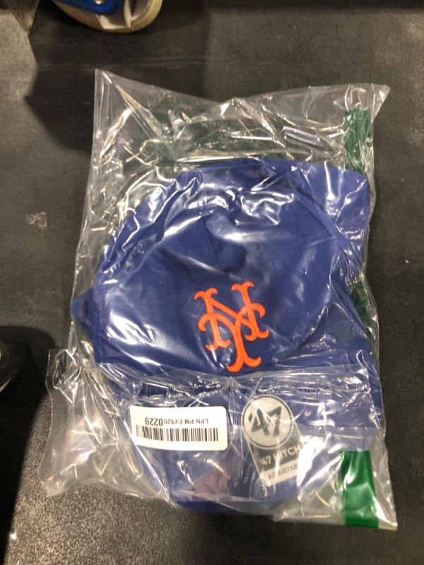 Photo 1 of 47 MLB Grand Slam Cooperstown Team Color Adjustable Snapback Structured Hat, Adult One Size Fits All - New York Mets, New York Mets Blue