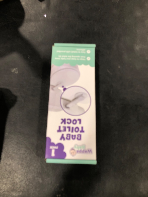 Photo 1 of Baby Toilet Lock by Wappa Baby - 9"L x 4"W - Ideal Baby Proof Toilet Lid Lock - No Tools Needed Easy Installation with 3M Adhesive - Top Safety Toilet Seat Lock - Fits Most Toilets - White (1 Pack)