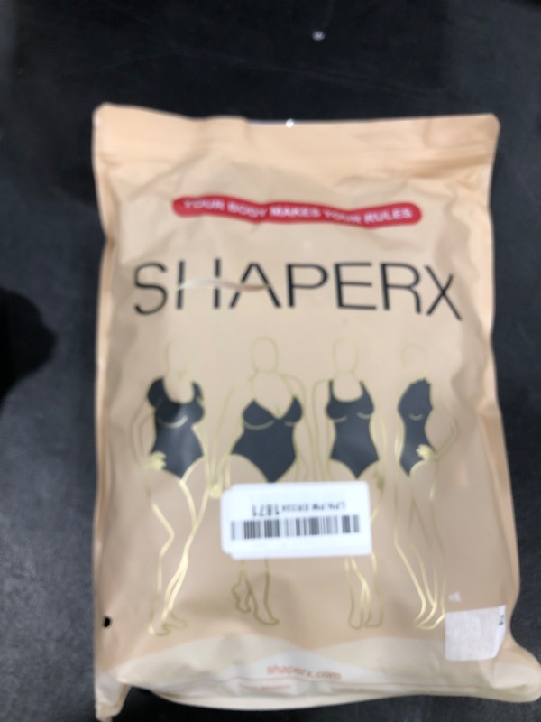 Photo 1 of SHAPERX Women's Fajas Colombianas Tummy Control Shapewear Postpartum Full Body Shaper Butt Lifter Bodysuit, SZ7302-Black-XL