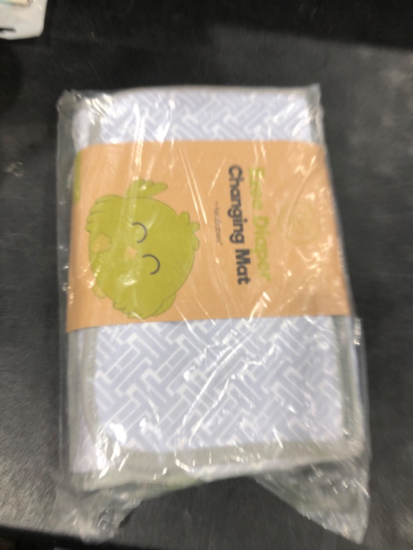 Photo 1 of KeaBabies Portable Diaper Changing Pad - Large Waterproof Baby Changing Mat, Compact Travel Diaper Clutch, Functional Pockets Fit Newborn Essentials, Wipeable & Padded Baby Changer (Gray Mod)