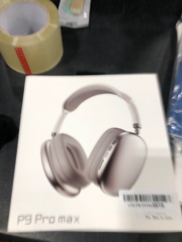 Photo 1 of Awrotye Bluetooth Over Ear Headphones with Microphone,Wireless and Wired Headset with 32 Hours Playtime,Foldable Lightweight Earphones Fitting in Sports,Gym,Home,Office for iOS/Android/Laptop-Silver