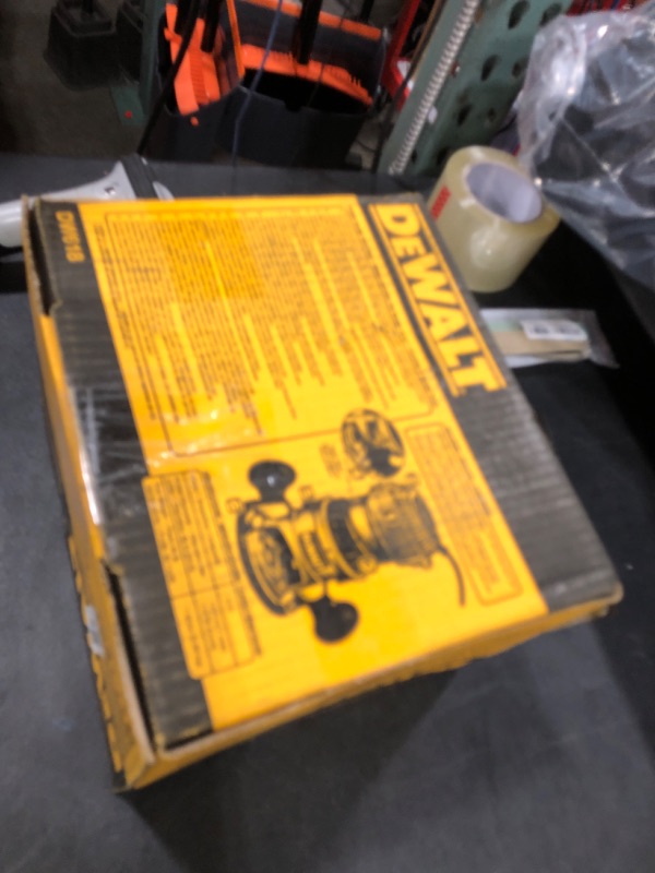 Photo 1 of DEWALT Router, Fixed Base, 12-Amp, 24,000 RPM Variable Speed Trigger, 2-1/4HP, Corded (DW618)