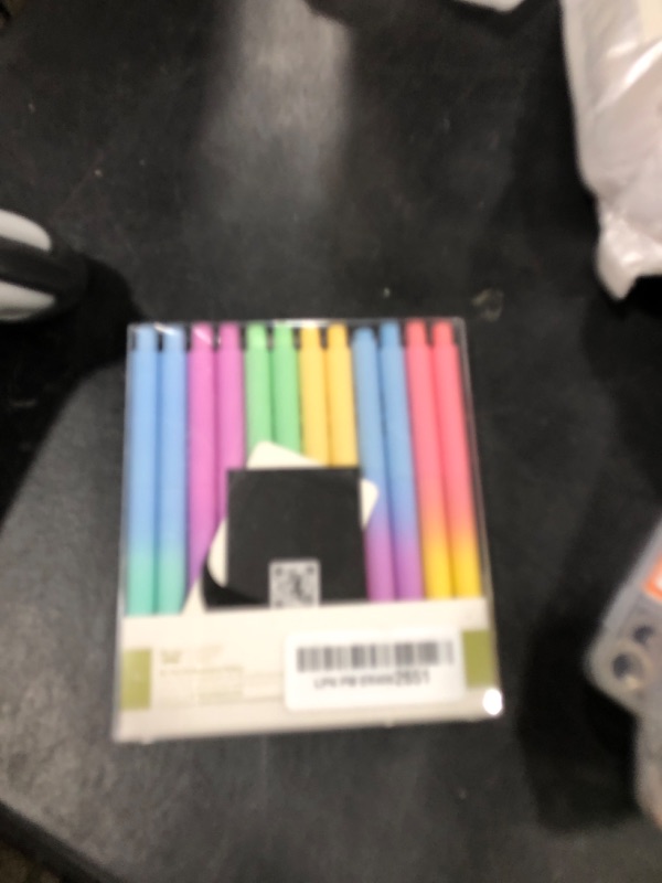 Photo 1 of Mr. Pen- Ballpoint Pens, 12 Pack, Gradient Color Barrels, Black Ink, Cute Ballpoint Pens Black Ink, Cute Pens for Journaling, Back to School Supplies