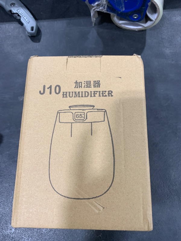 Photo 1 of DONGKER Double Spray Humidifier,1L Silent USB Digital Display Humidifier with 2 Mist Modes & Night Light for Car Office Home Room
