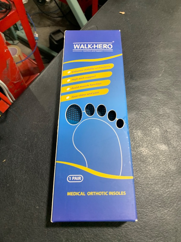 Photo 1 of Plantar Fasciitis Insoles for Men Women - Orthotics Inserts, Shoe Insoles Arch Support Flat Feet Inserts Work Boot Insoles for Standing All Day (Mens 9-9 1/2 | Womens 11-11 1/2)