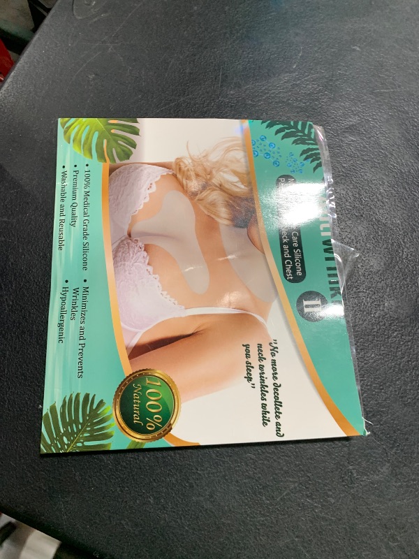 Photo 1 of Anti Silicone Patches, Resuable and Medical Grade Décolleté Anti, Overnight Treatment for Sidesleeper,4 Pads