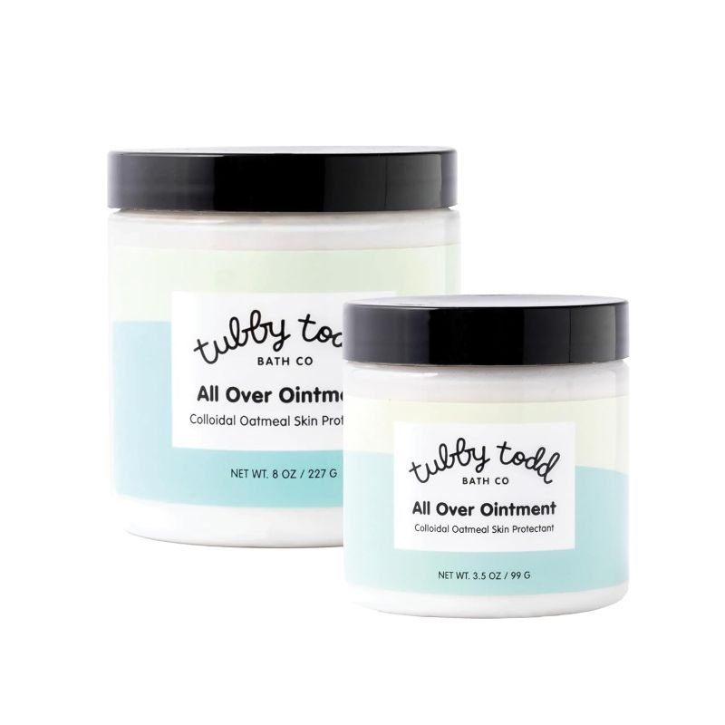Photo 1 of TUBBY TODD All Over Ointment - Baby Eczema Cream - Everyday Multi-Purpose Baby Skin Relief Cream - Sensitive Skin, Dry Skin & Irritation - Steroid & Gluten Free - Fragrance Free, 2 Pack 3.5oz & 8oz