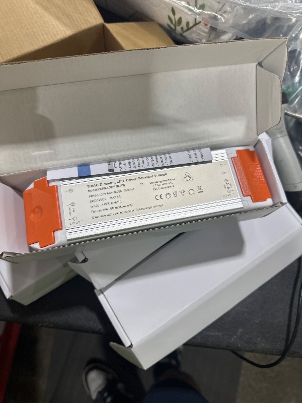 Photo 1 of Dimmable LED Driver 60W 12V DC Quiet Operation Universal Regulated 12V Transformer Input/Output Isolation Protection LED Power Supply 4 Pack