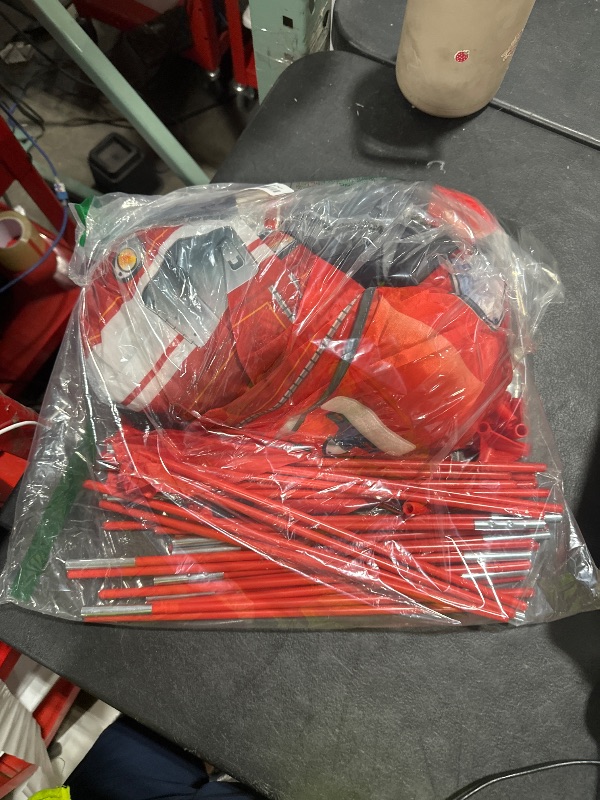 Photo 1 of Melissa & Doug Fire Truck Play Tent Role Play Firefighter Tent, Fire Truck for Kids Ages 3+