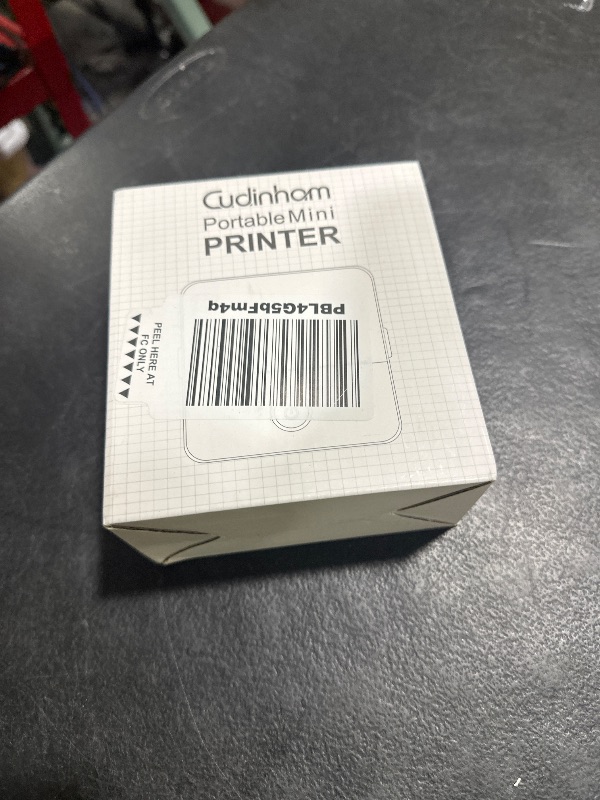 Photo 1 of Print Pods Mini Printer, Thermal Inkless Sticker Maker with 10 Rolls Printing Paper, Pocket Printpod for phone, Impresora Portátil for Notes, Flashcards, Journal, DIY, Compatible with iOS & Android