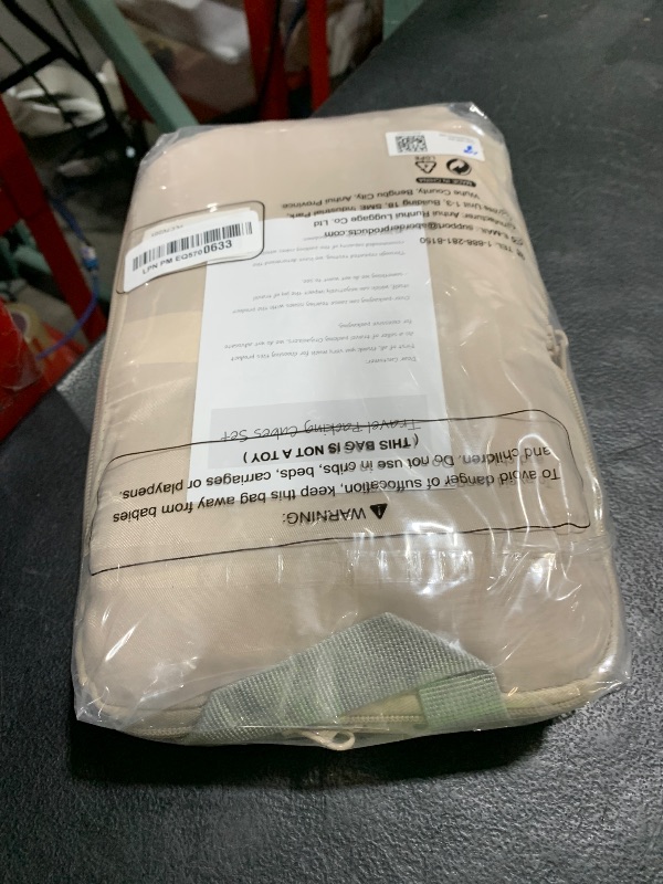 Photo 1 of 10 Set Compression Packing Cubes for Travel Women Mom,OlarHike Luggage Clothes Storage Gifts for Travelers,Airplane/Cruise/Car/Train Travel Essentials,Compressible Expandable Saver Space Bags(Beige)