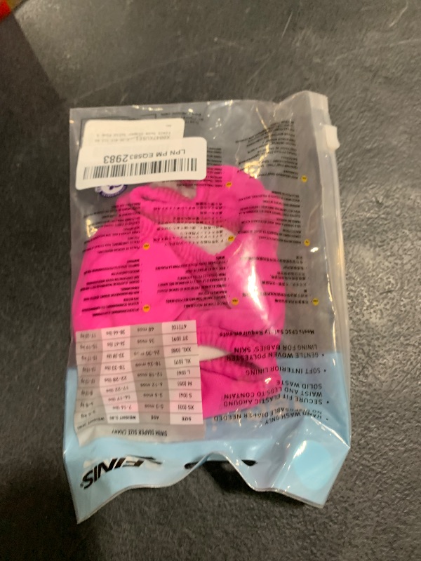 Photo 1 of FINIS Reusable Swim Diaper for Babies - Snap Closure - UPF 50 & Up Sun Protection - Leak-Resistant Fit - Pink - S