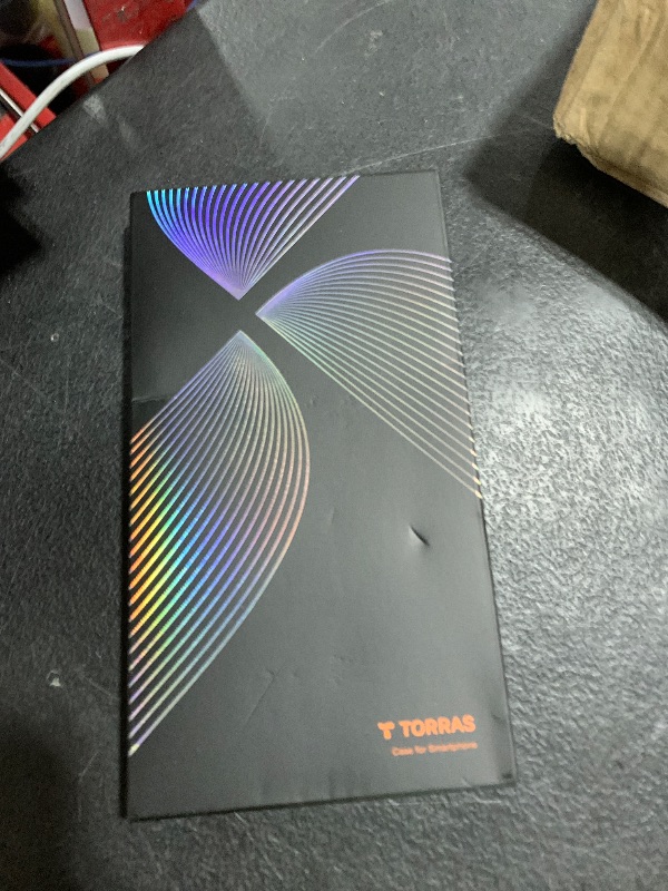 Photo 1 of TORRAS Shockproof Compatible for iPhone 12 Case for iPhone 12 Pro Case, [Military Grade Drop Tested] Translucent Matte Hard PC Back with Soft Silicone Edge Slim Protective Guardian, Blue